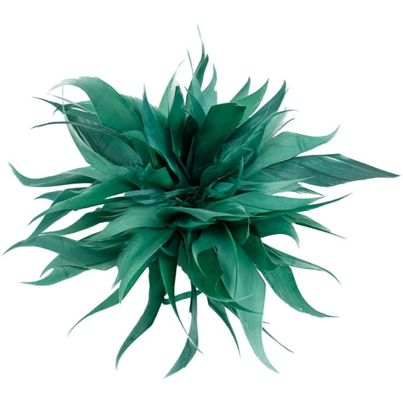 Yesbay Cloth Feather Flower Brooch Decorative Clothing Pin Suit Lapel Shawl Scarf Badge Women Wedding Party Accessories
