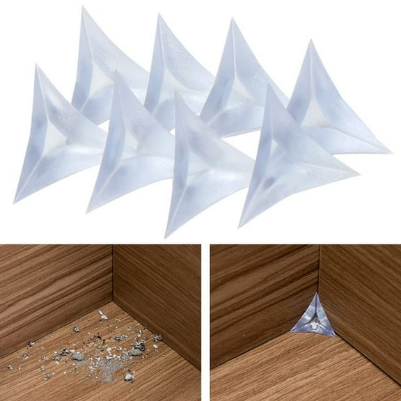 Yesbay Corner Dust Guards Stair Anti collision PVC Inside Corner Dust Guards Household Use