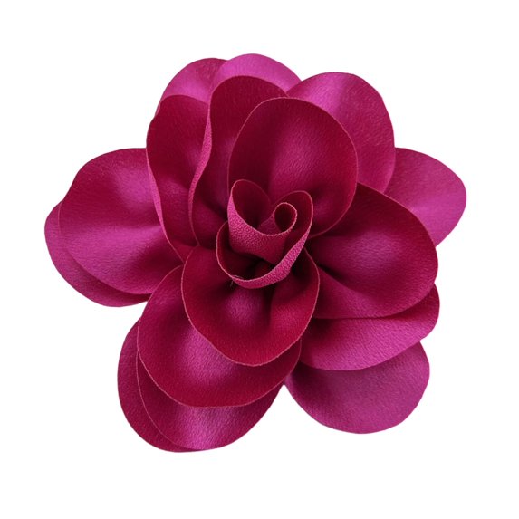 Yesbay Corsage Big Rose Satin Fabric Bride Groom Wedding Brooch Prom Party Banquet Dress Suit Coat Brooch Clothes DIY Applique Patch