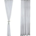 thumbnail image 1 of Yesbay Curtain Window Curtain No Odor Comfortable Rod Through Curtain Room Darkening Window Curtain for Bedroom, 1 of 8