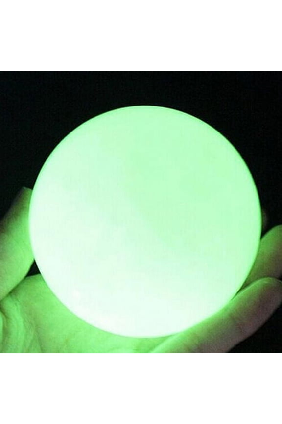 Delicate Glow In Dark Faux Fluorite Sphere Luminous Ball Home Decor Ornament