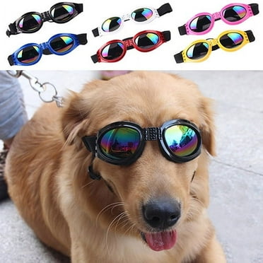 Yesbay Dog 's Fashion UV Foldable Sunglasses Goggles with Adjustable Strap