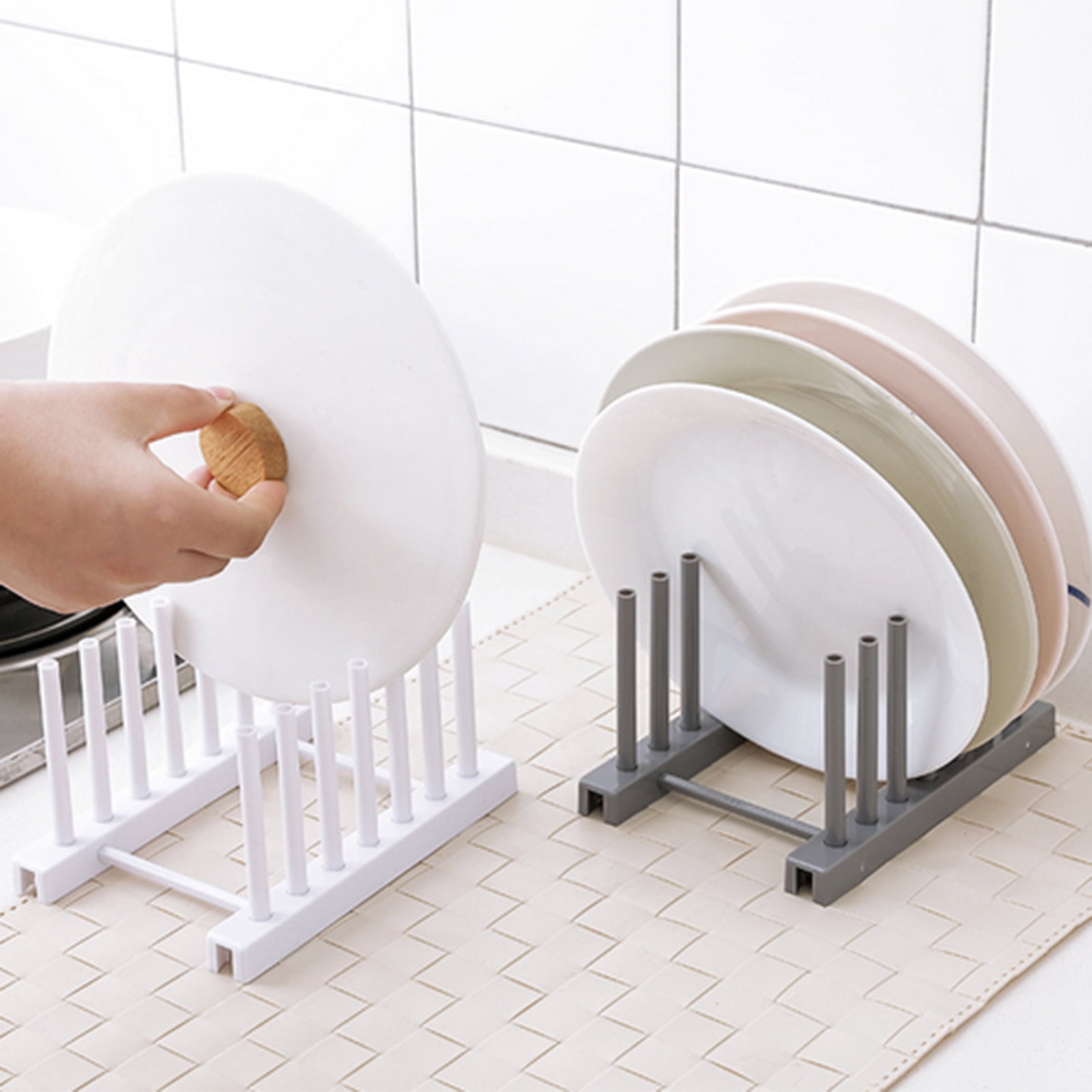 Pot Draining Rack Yesbay Drain Rack Detachable Draining Pot Lid Cutting Board Drying Rack ...