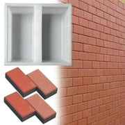 Yesbay Dutch Brick Mold Hollow DIY Smooth Surface Durable Garden Pavement Brick Mould for Household