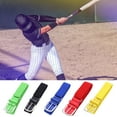 thumbnail image 1 of Yesbay Elastic Baseball Softball Belt Adjustable Length Alloy Buckle Belt Imitation Leather Belt, 1 of 8