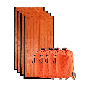Yesbay Emergency Sleeping Bag Thermal Emergency Blankets Life Bivy Sack Waterproof Survival Sleeping Bag for Outdoor Adventures Camping Hiking