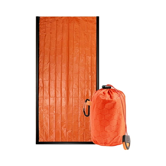 Yesbay Emergency Sleeping Bag Thermal Emergency Blankets Life Bivy Sack Waterproof Survival Sleeping Bag for Outdoor Adventures Camping Hiking