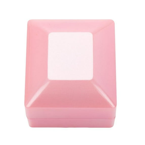Yesbay Engagement Ring Box Jewelry Container with LED Light Storage Magnet Design Compact Portable Jewelry Gift Box Wedding Party Supplies