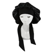 Yesbay Faux Silk Satin High Elastic Lacing Hair Bonnet Sleep Cap Hair Care for Hair Salon