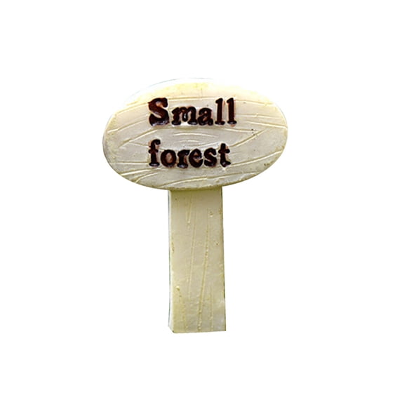 Yesbay Fingerpost Ornament 1Pc Cute Fingerpost Mini Garden Landscape Miniature Ornaments DIY Scenery