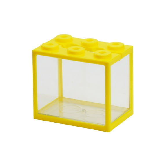 Yesbay Fish Tank 6 Ventilation Holes Desktop Mini Aquarium Pet Box Home Decor