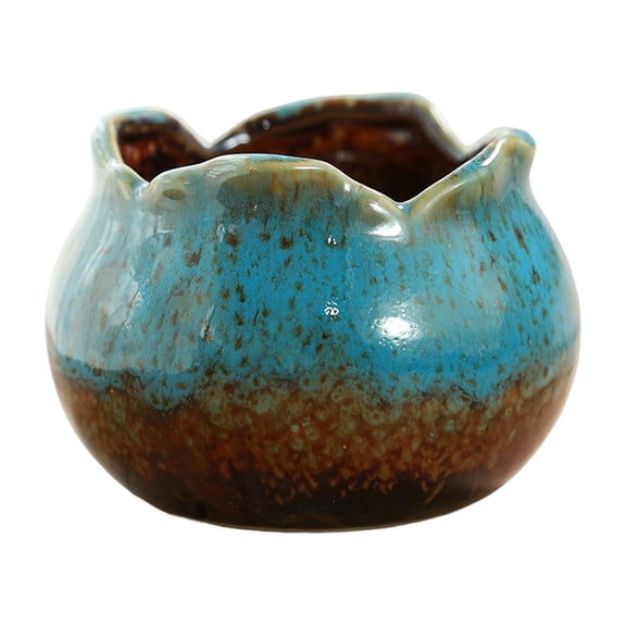 Yesbay Flower Pot Drain Hole Design,Succulent Flower Pot Balcony Gardening Gift Garden Accessories