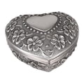 thumbnail image 1 of Yesbay Gift Box Compact Decorative Heart-shaped Romantic Women Jewelry Case for Valentine's Day,Silver, 1 of 8