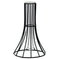 thumbnail image 1 of Yesbay Glass Vase Transparent Nordic Style Test Tube Bottle Wrought Iron Terrarium Flower Vase for Garden,Black Thin Waist, 1 of 8