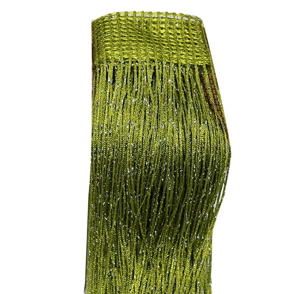 Yesbay Glitter Door Strings Curtain Doorway Window Bedroom Living Room Divider Blind Fringe Panel Wedding Party Hanging Decorative Tassel Screen Backdrop