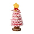 thumbnail image 1 of Yesbay Handmade Crochet Christmas Tree Decoration Tabletop Knitted Small Artificial Flocking Christmas Tree, 1 of 8