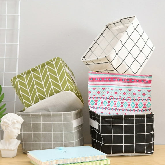 Yesbay Household Closet Desktop Toy Clothes Storage Box Desk Accessory Organizer Basket,3#