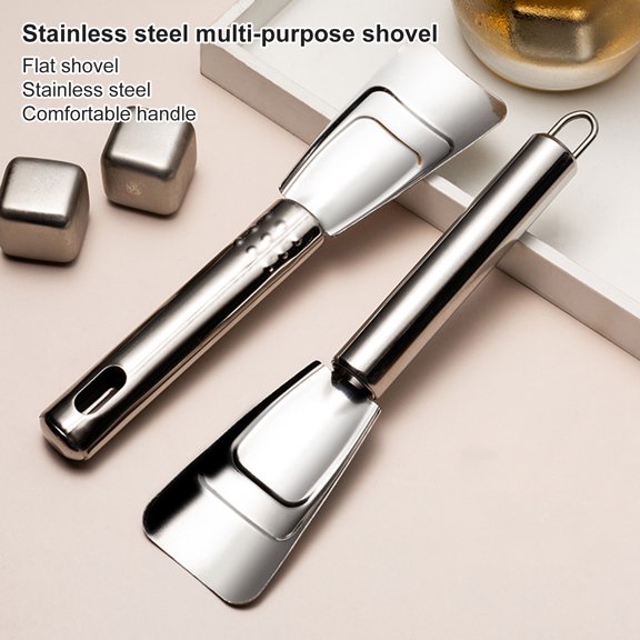 Yesbay Ice Scraper Deicing Tool Stainless Steel Household Freezer Defrosting Shovel Kitchen Clean Gadget