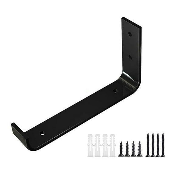 Yesbay Iron Wall Triangle Bracket Easy Installation Heavy Duty L-shaped Bracket for Audio Equipment Bookshelves