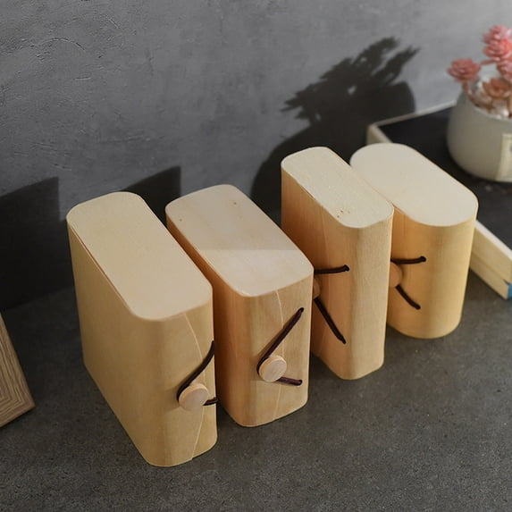Yesbay Jewelry Box Natural Birch Bark Wooden Portable Mini Travel Earphone Small Items Holder Container Home Supplies