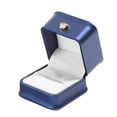thumbnail image 1 of Yesbay Jewelry Ring Box Portable Soft Velvet Lined Earring Ring Case Jewelry Organizer, 1 of 7