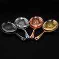 thumbnail image 1 of Yesbay Julep Strainer Professional Comfortable Grid 304 Stainless Steel Ergonomic Handle Cocktail Strainer Spoon Kitchen Tools, 1 of 8