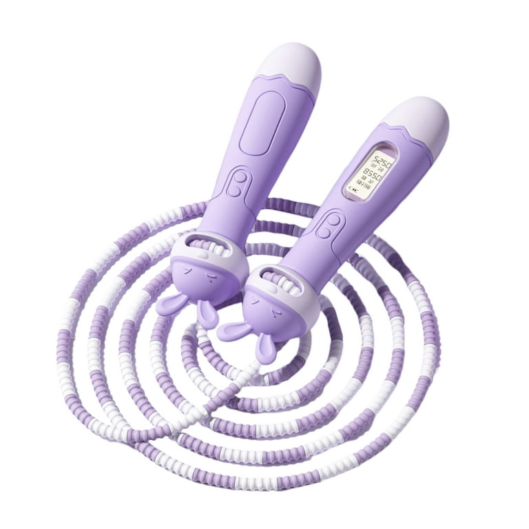 Yesbay Jump Rope with Counter Length Adjustable Tangle free Ergonomic Handle Skipping Rope Workout Fitness Equipment for Kids Walmart