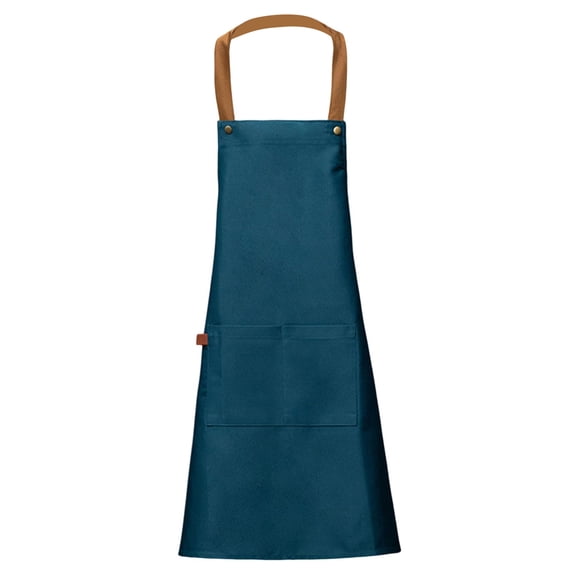 Yesbay Kitchen Apron for Men Women Waterproof Dustproof Adjustable Neck Apron Ideal for Cafes Salons Beauty Nail Work