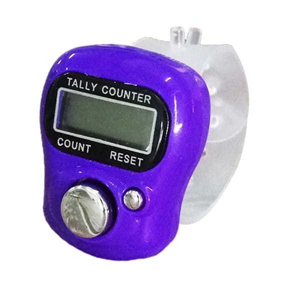 Yesbay LED Finger Ring Counter Compact Quick Response Adjustable Circle Easy Simple Operation Counter Home Supply