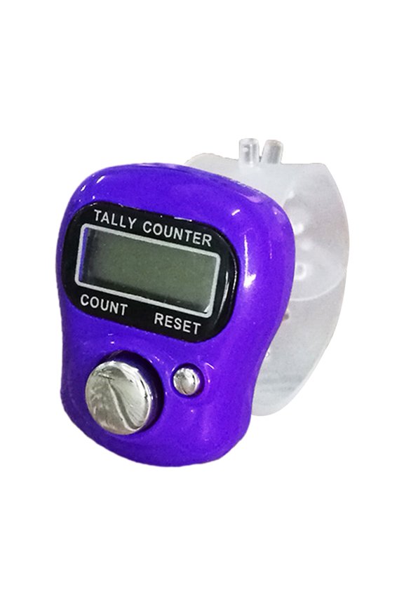 LED Finger Ring Counter Compact Quick Response Adjustable Circle Easy Simple Operation Counter Home Supply