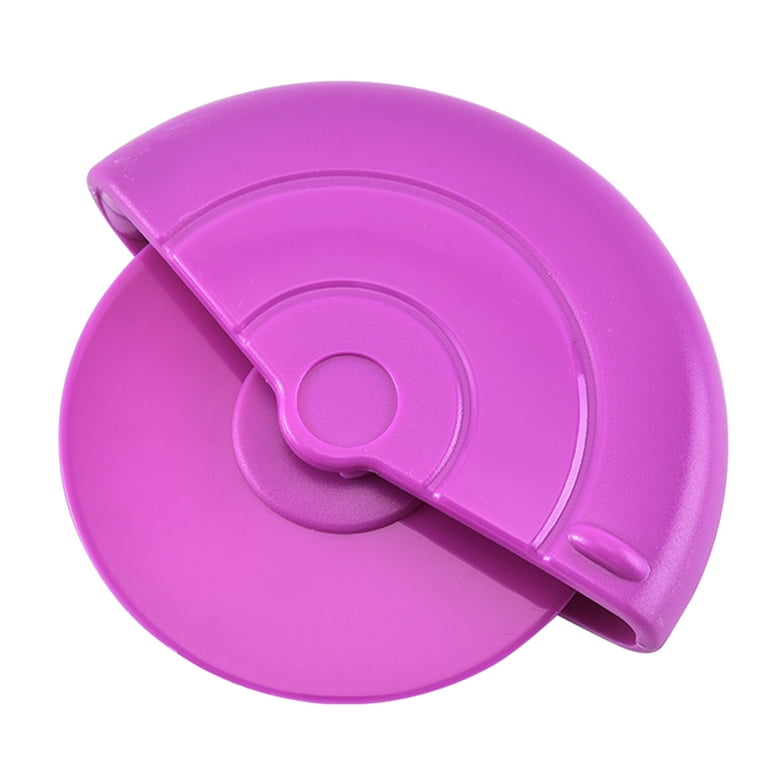 Choice 6 x 4 1/4 Stainless Steel Dough Cutter / Bench Scraper with Purple  Handle