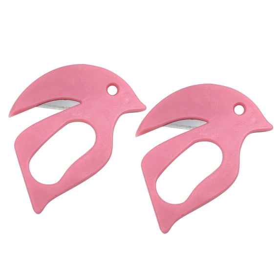 Yesbay Letter Opener Plastic Mail Opener with Blade Envelope Slitter Wrapping Paper Cutting Tool School Supplies