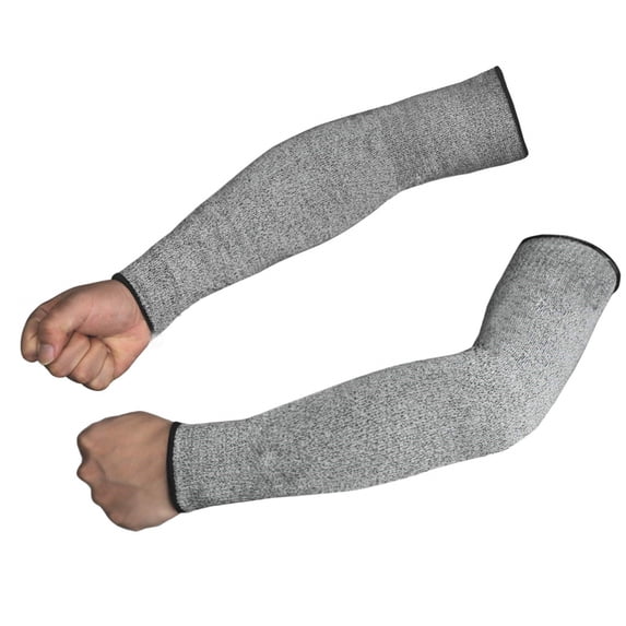 Yesbay Level 5 Anti cut Anti Puncture Sleeve Straight Style Arm Cover for Camping 35cm