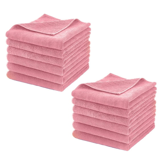Yesbay Microfiber Cleaning Towels Water Absorbent Reusable All-Purpose Cleaning Cloth Ultra-Soft Cleaning Wipes