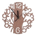thumbnail image 1 of Yesbay Modern 3D Wooden Tree and Bird Wall Clock Analog Living Room Home Office Decor,Wall Clock, 1 of 7