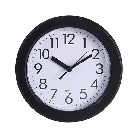 Yesbay Modern Wall Clock Large Numerals Design Easy-to-Read Battery Operated Silent Non-Ticking Decorative Hanging Clock