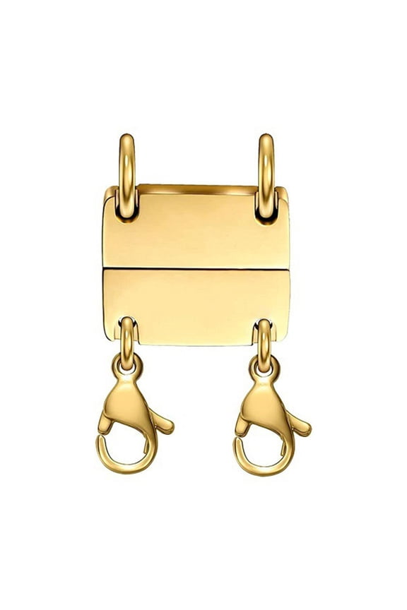 Multi Necklace Layering Clasp Magnetic Women Necklace Separator Multiple Jewelry Neck Chain Layering Closure