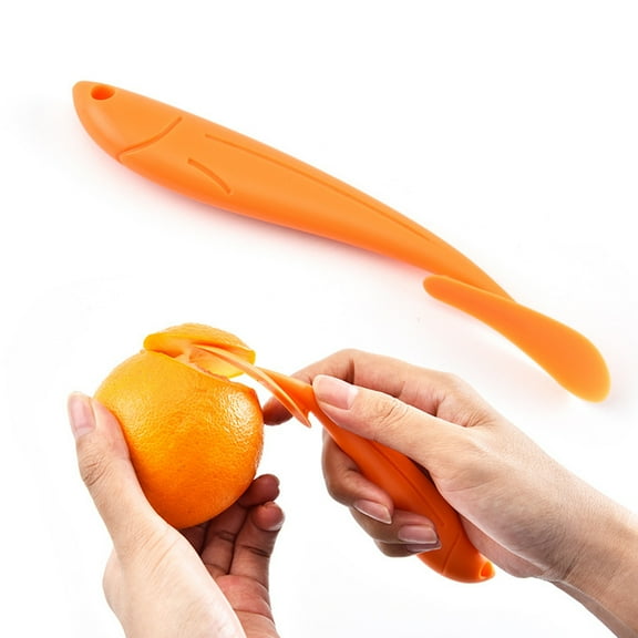 Yesbay Orange Peeler,Multifunction Navel Orange Peeler Fruits Vegetables Cutter Kitchen Accessory,Orange