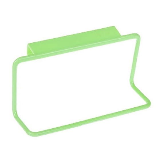 Yesbay Over Door Tea Towel Rack Bar Hanging Holder Rail Organizer Bathroom Kitchen Hanger,Towel Holder,Green