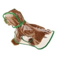 thumbnail image 1 of Yesbay Pet Raincoat Hooded Reusable Plastic Puppy Raincoat Coat Pet Dog Rainwear Clothes for Pets,Transparent Green XXXXXL, 1 of 8