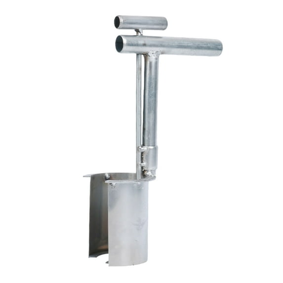 Yesbay Plants Transplanter with T-shaped Long Handled Timesaving Manual Grass Plugger Lawn Puncher Long-lasting Flower Arranger Transplanting Tool for Tulips Daffodils