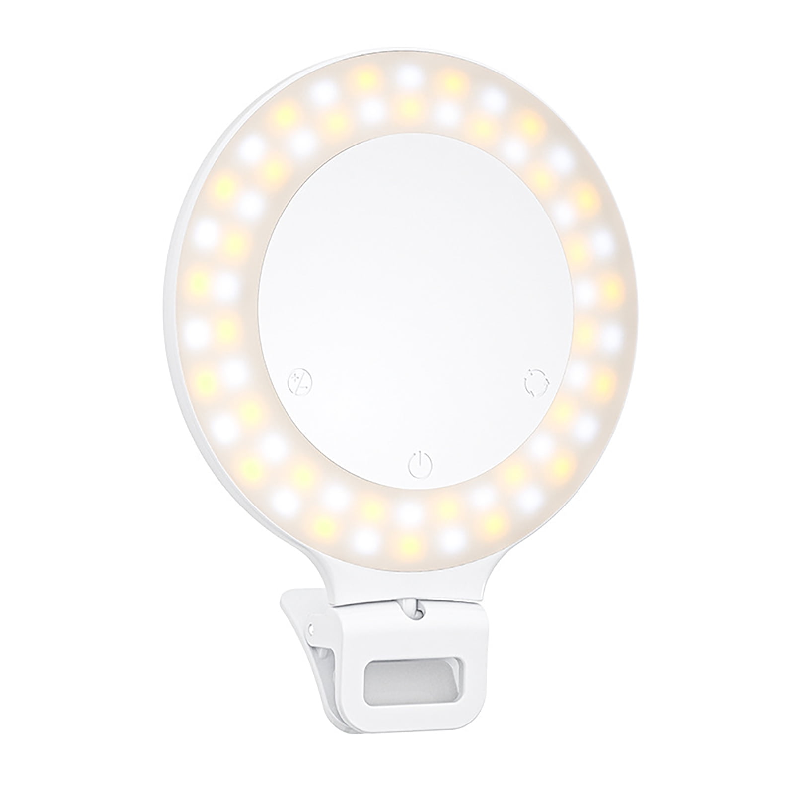 Yesbay Portable LED Ring Light Adjustable Brightness 360 Degree Rotation Eyefriendly