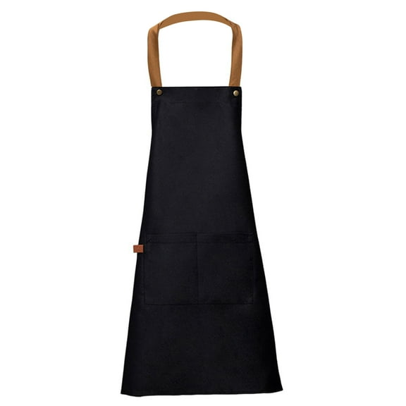 Yesbay Professional Kitchen Apron for Men Women Waterproof Dustproof Adjustable Neck Apron Ideal for Cafes Salons Beauty Nail Work