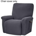 thumbnail image 1 of Yesbay Recliner Cover Stretch Soft Polyester Non Slip Side Pocket Jacquard Cover, 1 of 8