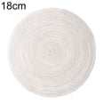 thumbnail image 1 of Yesbay Round Heat Insulation Table Mug Mat Pad Placemat Non-slip Coasters Home Decor,Beige, 1 of 8