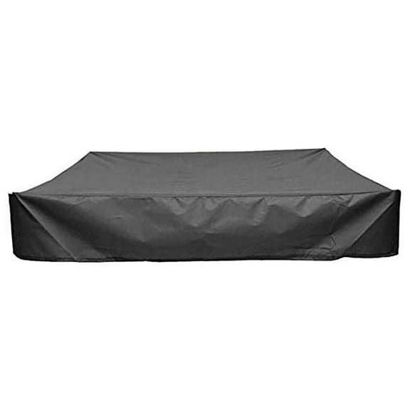 Yesbay Sandbox Lid Sandbox Cover Waterproof Foldable UV Resistant Dustproof Zipper Closure Beach Playing Sand Box Cloth with Storage Bag