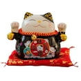 thumbnail image 1 of Yesbay Saving Jar Large Capacity Ceramic Japanese Style Lucky Cat Piggy Bank, 1 of 8