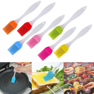 Ludlz Silicon Basting Brushes, Heat Resistant Pastry Brushes, Silicone  Sauce Oil Brush BBQ Cake Butter Pastry DIY Cook Barbeque Baking Tool for  BBQ