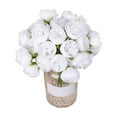 thumbnail image 1 of Simulated Peony Flowers Bouquet Real Touch No Withering 27 Heads Artificial Flowers DIY Arrangements, 1 of 8