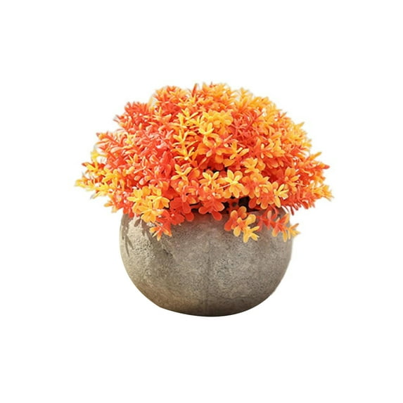 Yesbay Simulated Plant Bonsai Paper Pulp Pot Artificial Green Plant Landscaping Scene Layout Decoration Creative Office Desktop Plastic Succulent Ornaments
